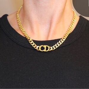 Dior Gold Choker necklace